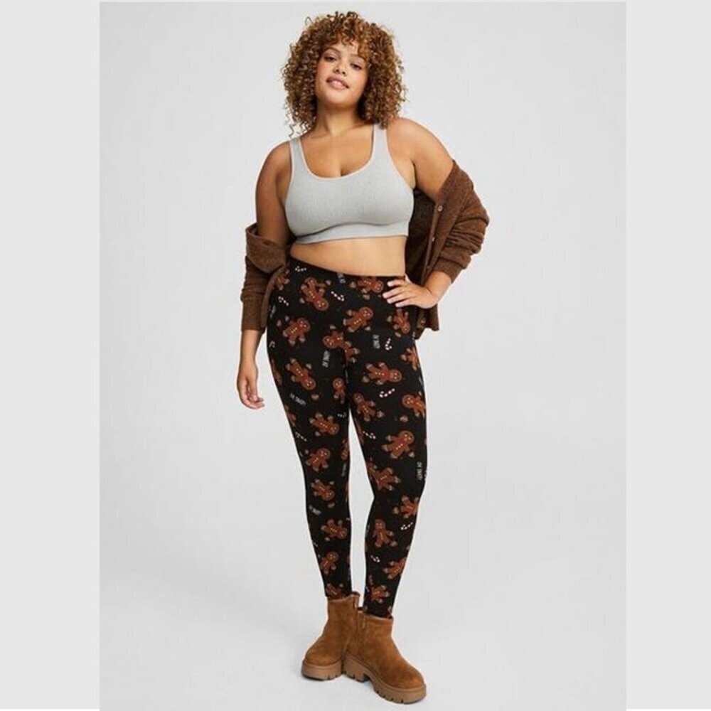 Torrid - Full-Length Legging in Snap Gingerbread​​​​​